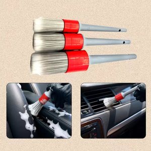 Offre Spéciale : Kit de 3 Brosses de Nettoyage Automobile Affûtées en Plastique pour Lave-Auto, Détail Intérieur, Jantes et Réservoir de Carburant - Product Image 3