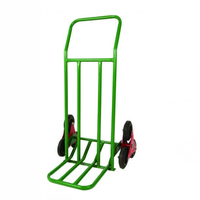 Chariot de livraison pliable en aluminium industriel de 200 kg avec deux roues solides pour le transport d'outils lourds