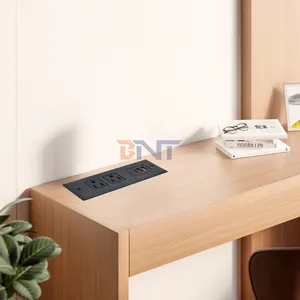 BNT Office multifunctional sofa socket build in table socket us power socket with usb A+C ports