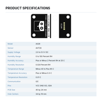 Module de capteur de température et d'humidité AHT20, capteur environnemental I2C pour Station météo Arduino, maison intelligente