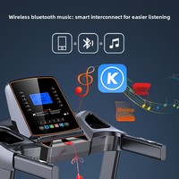 Tapis de course pliable intelligent pour la maison avec support tablette, équipement d'exercice multifonctionnel et silencieux pour intérieur