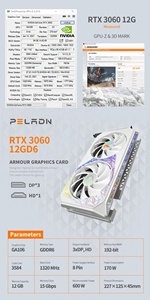 การ์ดจอ RTX <span class=keywords><strong>3060</strong></span> GPU RTX <span class=keywords><strong>3060</strong></span> <span class=keywords><strong>TI</strong></span> 8GB การ์ดแสดงผล GDDR6 GPU <span class=keywords><strong>GeForce</strong></span> RTX <span class=keywords><strong>3060</strong></span> <span class=keywords><strong>12GB</strong></span> 8-Pin สำหรับเล่นเกม - Product Image 5