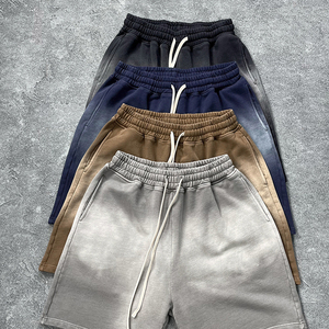 Pantalones cortos de algodón lavados con ácido a la moda para hombre - Product Image 2