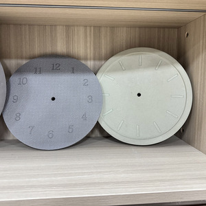 Hiện đại nhà trang trí đồng hồ treo tường bán buôn lớn Vòng Analog câm bê tông thiết kế sang trọng mới lạ với biểu tượng tùy chỉnh - Product Image 3