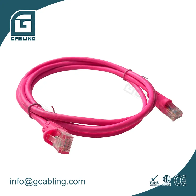 Gcabling ישיר במפעל מחיר כבל ethernet rj45 patchcord בדיקות 10G 4 זוג רשת patchcord cat6a cat6 RJ45 lan תיקון כבל