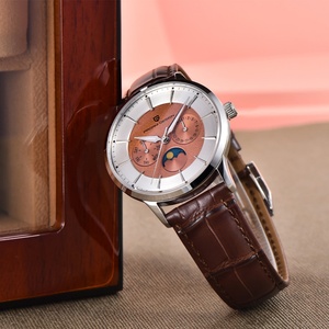 Montre à quartz multifonctionnelle pour homme Pagani Design 40 mm, mouvement japonais, phase de lune, étanche 100 m, verre saphir, bracelet en cuir - Product Image 5
