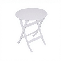 Table pliante portable en plastique pour l'extérieur, mobilier imperméable pour le camping, les pique-niques, le jardin, la plage, les fêtes, pour une utilisation en extérieur dans la cour