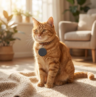 Traceur GPS pour animaux de compagnie, longue autonomie de la batterie (>20 heures), localisation en temps réel, application intelligente avec suivi Bluetooth et par téléphone mobile pour une utilisation en extérieur