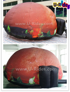 Tente de planétarium gonflable à 1 couche Matériau de dôme de projection pour 14 personnes Publicité gonflable Impression pour l'<span class=keywords><strong>astronomie</strong></span> - Product Image 2