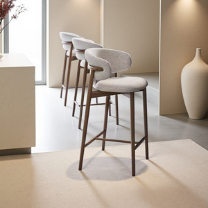 Tabourets <span class=keywords><strong>de</strong></span> bar <span class=keywords><strong>de</strong></span> luxe, chaises <span class=keywords><strong>de</strong></span> comptoir pour îlot <span class=keywords><strong>de</strong></span> cuisine à domicile, chaises en bois pour restaurant, tabourets hauts bon marché, vente en gros personnalisée - Product Image 6