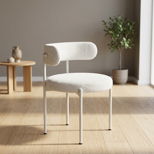 Chaises d'intérieur élégantes de couleur blanche pour restaurants et hôtels, design haut de gamme - Product Image 2