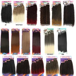 Braiding Hair Pre Stretched Braiding Hair Extension Professional Hot Water Setting Synthetic Crochet Twist Braids