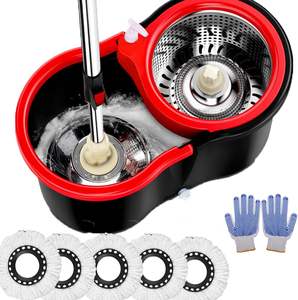 Mopa Mágica Giratoria 360 Grados de Diseño Moderno, la Más Vendida del Fabricante, con Cubo, Juego de Limpieza para el Hogar, Microfibra Ecológica - Product Image 2