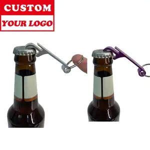 Custom Logo Vorm Casting Zinklegering Custom Uw Logo Bier Custom Sleutelhanger Flesopener
