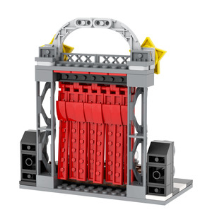 MOC1437 FNAF Game Midnight Bear Small Stage 138 Pezzi Mattoncini con <span class=keywords><strong>Freddy</strong></span>, Blocchi da Costruzione Educativi da Assemblare per Bambini - Product Image 4