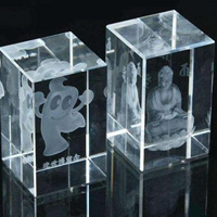 Machine de gravure 3D IPS-LUV5W pour verre, acrylique, cuir, marquage sous-surface au laser UV CNC avec haute précision