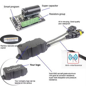 एंटी फ्लीकर कैंबस डिकोडर एस्ल h7 h13 9005 9006 9007 5202 के साथ कैंबस एडाप्टर चेतावनी - Product Image 2