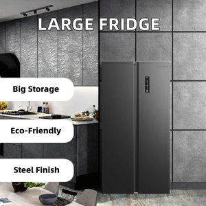 Portable Large Capacity Double-Door <b>Refrigerator</b> New Type Air-Cooled Frost-Free Variable Frequency Open Door Design Lar - Product Image 4