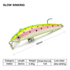 Elfin Jerkbait personnalisation complète VM50 licorne rose Sexy tigre naufrage lent suspension plastique ABS vente en gros <span class=keywords><strong>leurre</strong></span> méné <span class=keywords><strong>pas</strong></span> <span class=keywords><strong>cher</strong></span> - Product Image 3