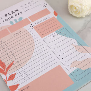 Customized Daily Planner Notepad for Productivity Daily Planners Work &amp; Personal to Do <strong>List</strong> Planning Pad Checklist Notepad - Product Image 3