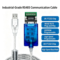 Convertisseur USB industriel vers DB9 RS485 RS422 FTDI avec protection contre les surtensions ESD TVS, portée 1200m, 32 nœuds, transceiver automatique sans latence pour Modbus