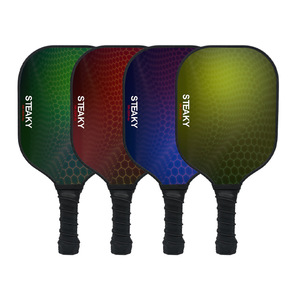 Ensemble de pickleball en fibre de verre pour centre communautaire, club-house, salle de loisirs, jeux sociaux, avec raquettes, balles et sac - Product Image 6