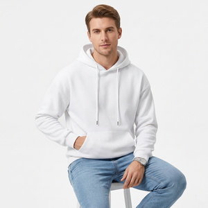 New Latest Design Heavyweight <b>Men</b> <b>Thermal</b> Hoodies High Quality Rhinestone Custom 100% Cotton Winter Casual Waterproof - Product Image 5