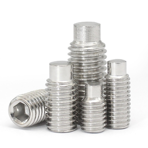 Juego de tornillos de cabeza hexagonal de cabeza plana con extremo convexo, sistema de medición de pulgadas Hastelloy de aleación de acero inoxidable, 1, 2, 2, 1, 1, 2 - Product Image 3