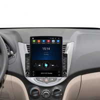 Android13 IPS-Bildschirm Autoradio DVD-Player für Hyundai Solaris Accent Verna Multifunktionales Autoradio mit Unterstützung für USB AUX TF-Wiedergabe