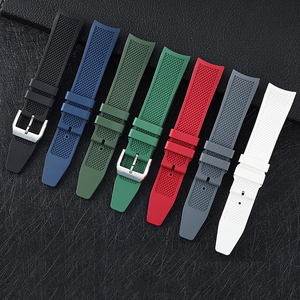 Bracelet de montre en <span class=keywords><strong>caoutchouc</strong></span> fluoré adapté à la série I-W Portu-guese Chrono-meter, modèle 7 pour hommes, accessoire de montre de 20 mm - Product Image 1