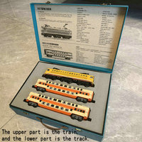 Tren Eléctrico de Juguete RUIKU SS7C para Niños, Modelo de Tren con Rieles, Juguete de Tren de Aleación