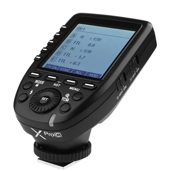Godox Xpro Transmetteur Flash Trigger Système X sans fil 2.4G pour l'extérieur et le studio Flashs caméra