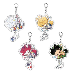 Llavero de Anime Hunter, Figura Acrílica de Gon Freecss, Killua Zoldyck, Hisoka, <span class=keywords><strong>Chrollo</strong></span> Lucilfer, Regalos de Cumpleaños para Fans - Product Image 1