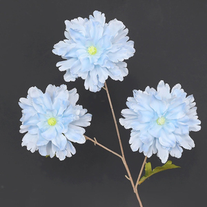 ดอกบัวประดิษฐ์ดอกไฮเดรนเยียผ้าไหมเทียมสีฟ้าที่สมจริงสำหรับงานแต่งงานจบการศึกษาวันแม่ของวันอีสเตอร์ของวันคริสต์มาส - Product Image 3