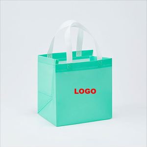 Customizable Recyclable Disposable Lid-<b>Free</b> Nonwoven Delivery Bag Handle for Milk <b>Chocolate</b> Catering Food Packaging Logo Print - Product Image 3