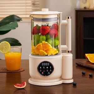 Soy Milk Machine 1500mL Capacity Glass <b>Container</b> Heat Preservation Multifunctional Automatic Kitchen <b>Breakfast</b> Maker Household - Product Image 1