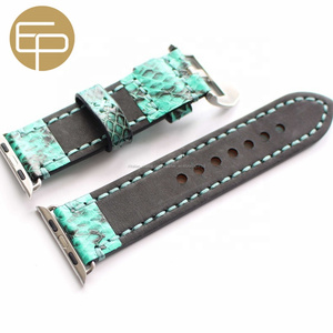 sgancio rapido di ricambio smart fabbricazione serpente pitone grano in vera pelle di vitello di <span class=keywords><strong>apple</strong></span> <span class=keywords><strong>watch</strong></span> band 38 40 42 <span class=keywords><strong>44mm</strong></span> - Product Image 6