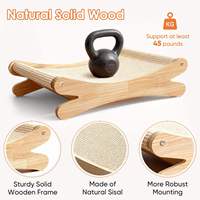 Nouveau Lit-griffoir pour chat en sisal pour intérieur, résistant à l'usure, anti-miettes, anti-griffures, chaise-griffoir pour chat en sisal naturel