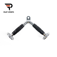 Attachements de barre de poussée en forme de V à usage intensif de sport pilote Attachement universel de machine de câble en forme de V pour triceps Push Downs OEM
