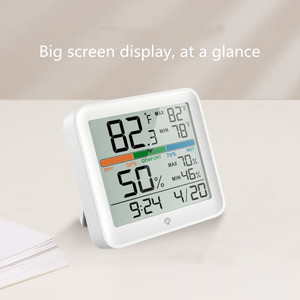HEDAO-higrómetro de temperatura HD5275 con pantalla táctil a color, termómetro para dormitorio - Product Image 3
