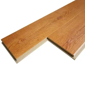 Carrelage stratifié d'intérieur d'hôtel bon marché de 9 pouces, machine de fabrication de plancher de serrure à clic en bois