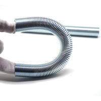 Ressorts de compression zingués bleus personnalisés Fil de ressort métallique industriel flexible formant des ressorts de tension hélicoïdaux