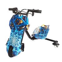 Tricycle Électrique de Haute Qualité 3 Roues 250W pour Enfants, Siège Lumineux, Trottinette Enfant, Kart de Drift 360°, Rotation Extrême en Extérieur