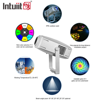 Projecteur de logo LED professionnel 100W-400W, lumière rotative personnalisée, contrôle DMX512, alliage d'aluminium, publicité, magasin, événement