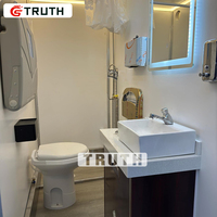 Remorque de toilettes de luxe Truth Outdoor pour mariages en bord de mer, fêtes en plein air, toilettes portables, toilettes mobiles sur remorque