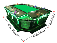 Système stable QIQU pour 10 joueurs, borne de jeu de pêche 86 pouces Ocean King 3 Plus, jeux d'arcade de compétences pour centres de jeux américains