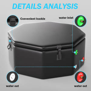 עיצוב מודרני חדש חיצוני 4-6 אדם pvc מתנפחים אמבטיות חם ספא בריכה - Product Image 3