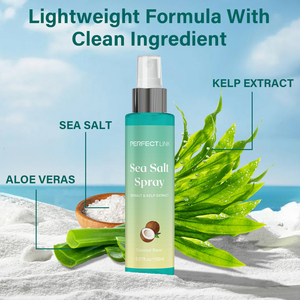 <span class=keywords><strong>Spray</strong></span> d'<span class=keywords><strong>eau</strong></span> <span class=keywords><strong>de</strong></span> <span class=keywords><strong>mer</strong></span> à la noix <span class=keywords><strong>de</strong></span> coco pour <span class=keywords><strong>cheveux</strong></span> bouclés et ondulés, effet plage, volume instantané, pour femmes et hommes, marque privée - Product Image 3