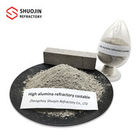 Argile bauxitique de ciment d'alumine premium de haute qualité, poudre de briques réfractaires