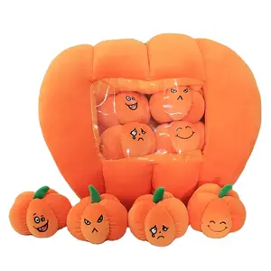 ODM OEM Custom Stuffed Vegetables Toy Pumpkin pillow Plush Toy as a gift for children
